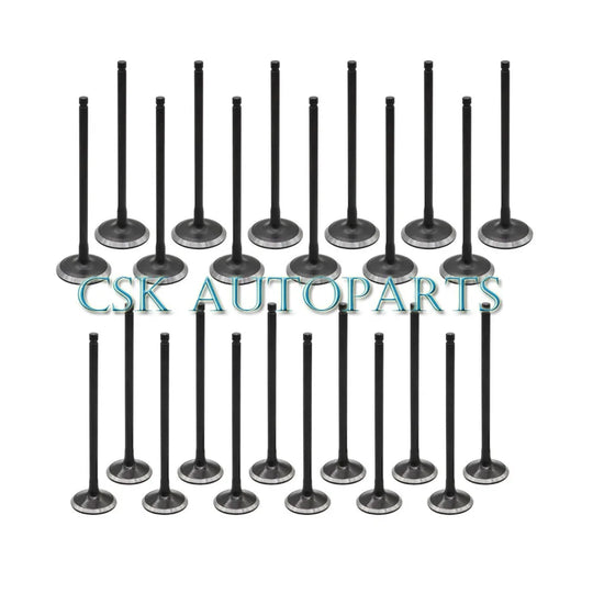 24pcs Intake Exhaust Inlet Outlet Valves Set For Audi VW Golf R32 Passat R36 3.6L VR6-BeeSpareParts