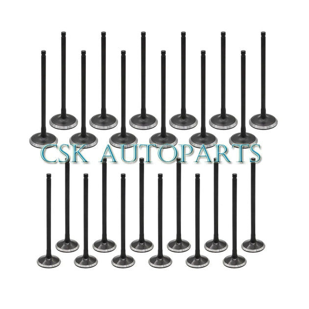 24pcs Intake Exhaust Inlet Outlet Valves Set For Audi VW Golf R32 Passat R36 3.6L VR6-BeeSpareParts