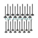 24pcs Intake Exhaust Inlet Outlet Valves Set For Audi VW Golf R32 Passat R36 3.6L VR6-BeeSpareParts