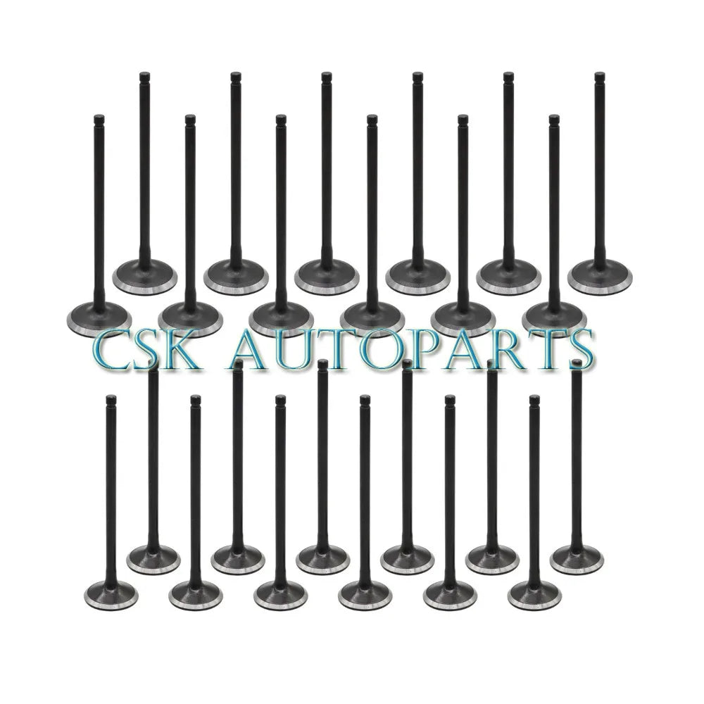 24pcs Intake & Exhaust Valves Set For VW Audi A5 Q7 S5 2.8T 3.2T 3.0T Engine-BeeSpareParts