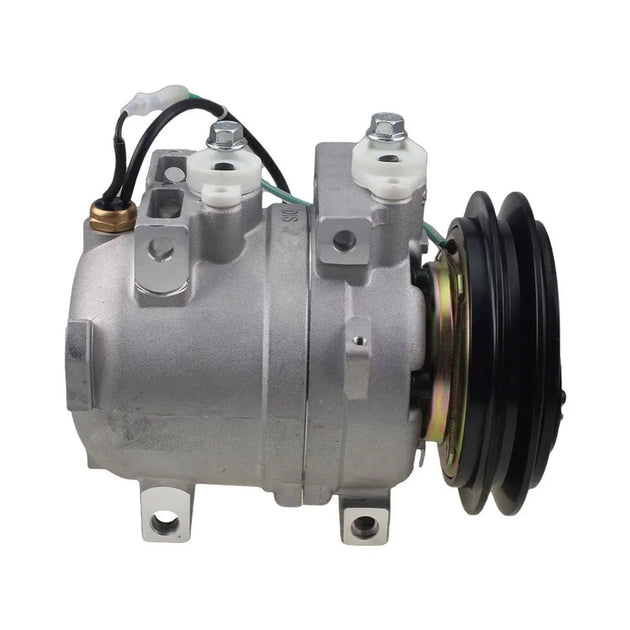 24V A/C Compressor 11N6-90040 compatible with Hyundai HL730-7 HL740-3 HL740-7-Replacement Aftermarket Parts