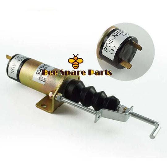 24V Fuel Shut Off Solenoid 1502 24V Fit for Lister Petter 366-07198 SA-3405-T-BeeSpareParts