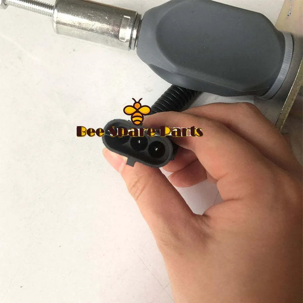 24V Fuel Shut Off Solenoid 3928161 SA-4293-24 3923258 For Hyundai R290 Excavator-Replacement Aftermarket Parts