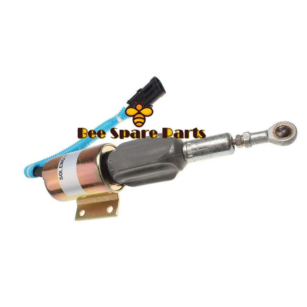 24V Fuel Shutoff Solenoid Valve RE502474 RE516083 for John Deere 120 160LC 200LC 230LC 270LC 670C 672CH 624H-BeeSpareParts