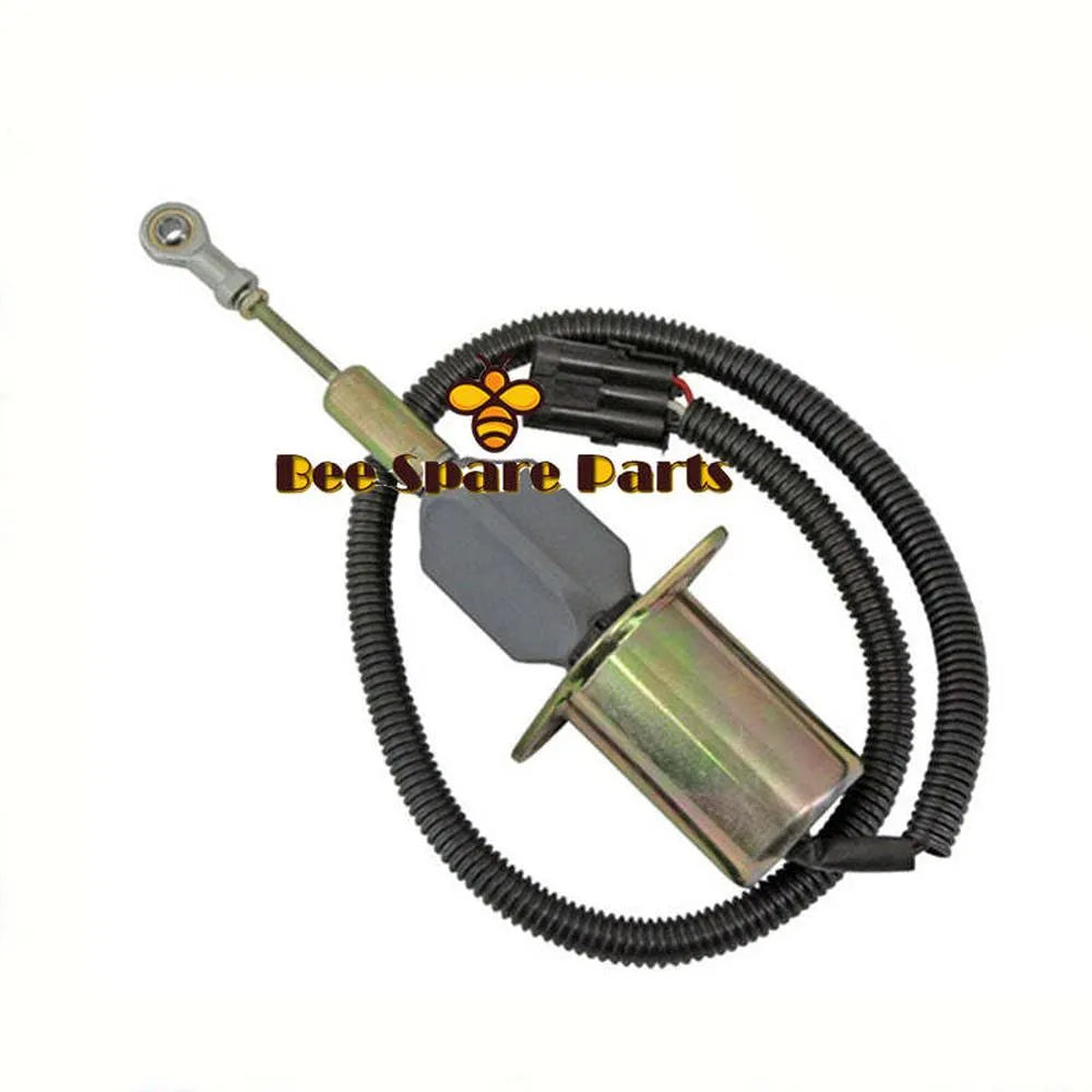 24V NEW Fuel Shutdown Shut Off Solenoid 3932546 for Cummins Excavator SA-4639-24-Solenoid & Solenoid Valve-BeeSpareParts