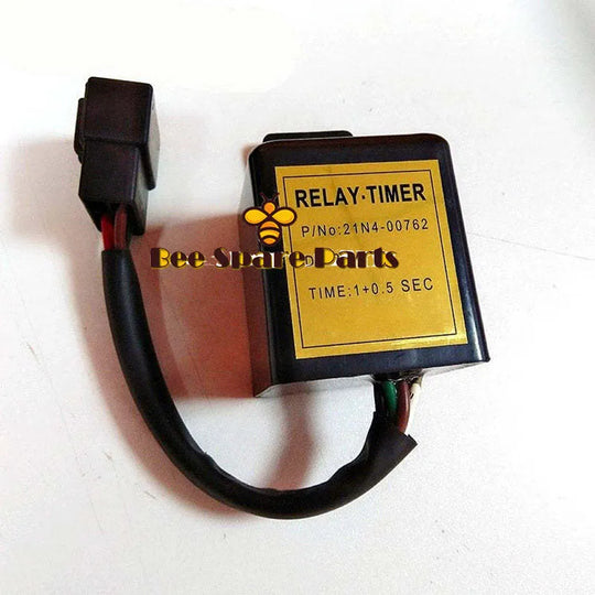 24V Relay Timer 21N4-00762 For Hyundai R80-7 R210-7 R220-7 R220-9 Excavator-Replacement Aftermarket Parts