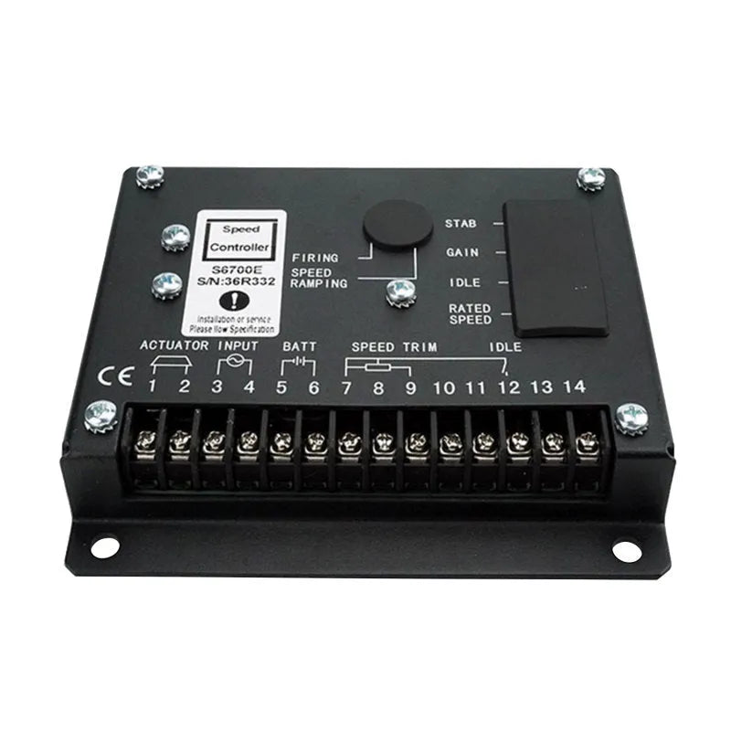 24V S6700E Speed Control Unit Engine Governor Controller Compatible with Generator Genset-BeeSpareParts