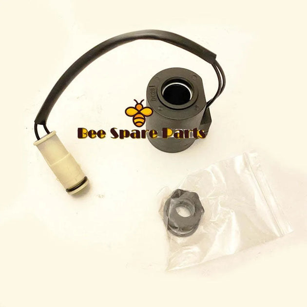 24V Solenoid Coil 14527267 Fit For Volvo Excavator EC140 EC160 EC210 EC240 EC290-Replacement Aftermarket Parts