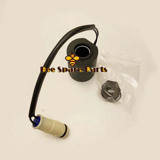 24V Solenoid Coil 14527267 Fit For Volvo Excavator EC140 EC160 EC210 EC240 EC290-Replacement Aftermarket Parts