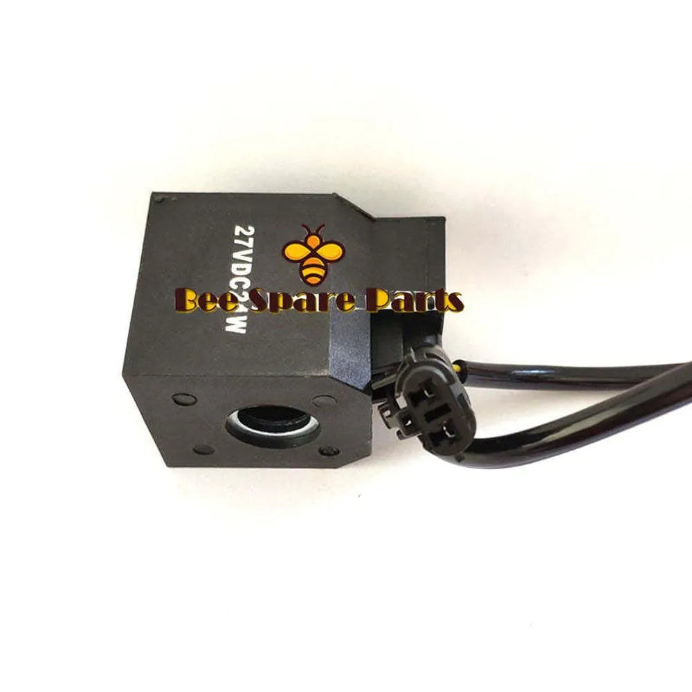 24V Solenoid Valve Coil for Hyundai Parts R220-5 excavator 27VDC21W-Replacement Aftermarket Parts