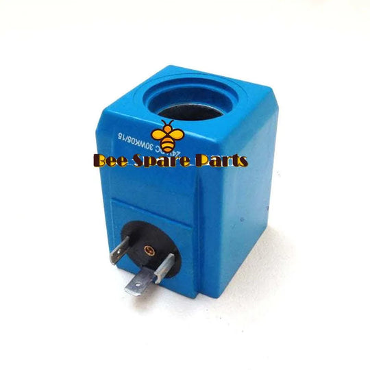 24V Solenoid Valve Coil VOE 11993636 VOE11993636 for Volvo EC160 EW140 EW160 L30 L50 L70 L90 L120C L150C L160 L180C L220D-Replacement Aftermarket Parts