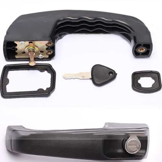 252910833 DS502A-7 Fits XCMG XE60CA Excavator Accessories outer handle lock XCMG Cab door lock assembly-BeeSpareParts