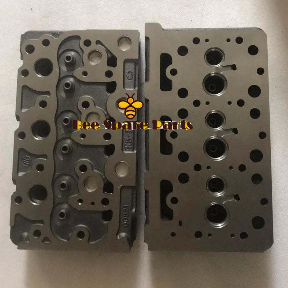 Complete Cylinder Head For Kubota K5B D1302 Engine With Full Set Valves Model 2 Big Water Window-Replacement Aftermarket Parts