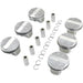 2720301018 Pistons set Φ88+0.5mm For Mercedes-Benz E280 C300 GLK300 3.0 V6-BeeSpareParts