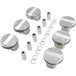 2720301018 Pistons set Φ88+0.5mm For Mercedes-Benz E280 C300 GLK300 3.0 V6-BeeSpareParts