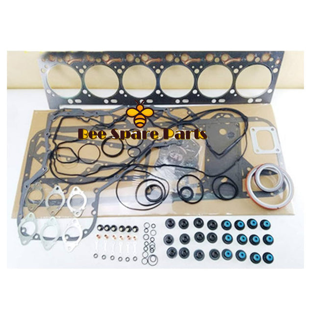 Free Shipping 6D114 Engine Overhaul Gasket Kit for Komatsu Excavator PC300-7 PC360-7