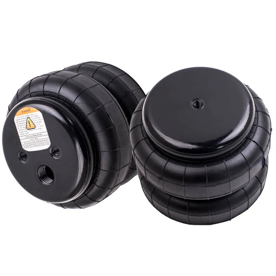 2PCS Air Ride Suspension Bag Standard 2500 lb 1/2"npt Single Port Heavy Duty-BeeSpareParts