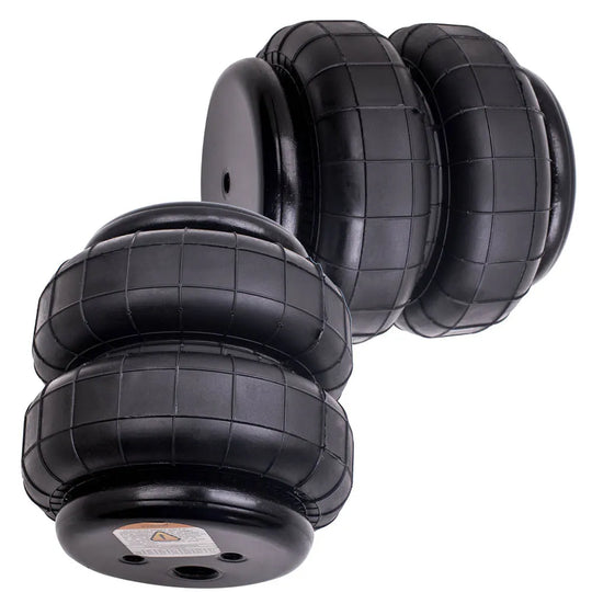 2PCS Air Ride Suspension Bag Standard 2500 lb 1/2"npt Single Port Heavy Duty-BeeSpareParts