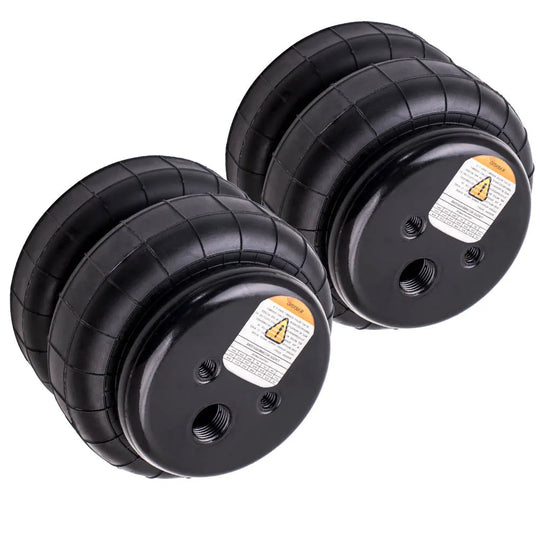 2PCS Air Ride Suspension Bag Standard 2500 lb 1/2"npt Single Port Heavy Duty-BeeSpareParts