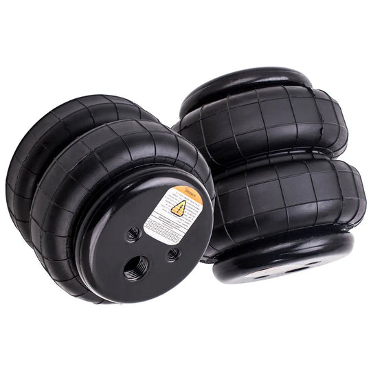 2PCS Air Ride Suspension Bag Standard 2500 lb 1/2"npt Single Port Heavy Duty-BeeSpareParts