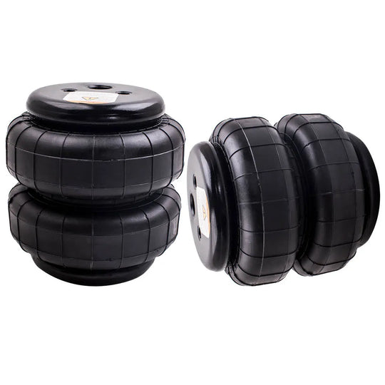 2PCS Air Ride Suspension Bag Standard 2500 lb 1/2"npt Single Port Heavy Duty-BeeSpareParts