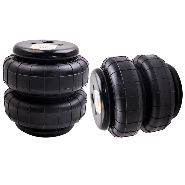 2PCS Air Ride Suspension Bag Standard 2500 lb 1/2"npt Single Port Heavy Duty-BeeSpareParts