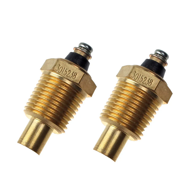 2X New Water Temperature Sensor 3015238 for Cummins Engine 1/2NPT KTA19GC-Sensor-BeeSpareParts