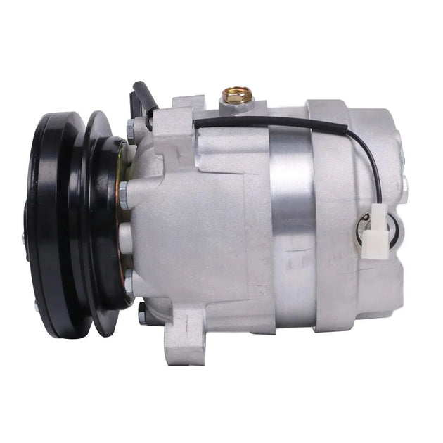 V5 A/C Compressor 5110511 Compatible for Mahindra 2555 for Kioti DK45 DK55 DK65C DK901C Tractor for Bobcat E80 Excavator-BeeSpareParts