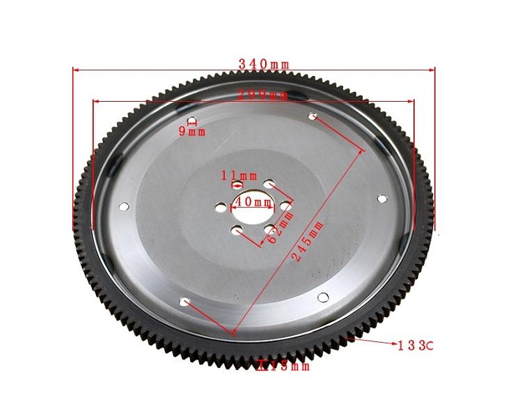 32101-22800-71 Flywheel Fits Toyota Forklift FGZN20 FGZN25 FGZN30 w/ 4Y Engine