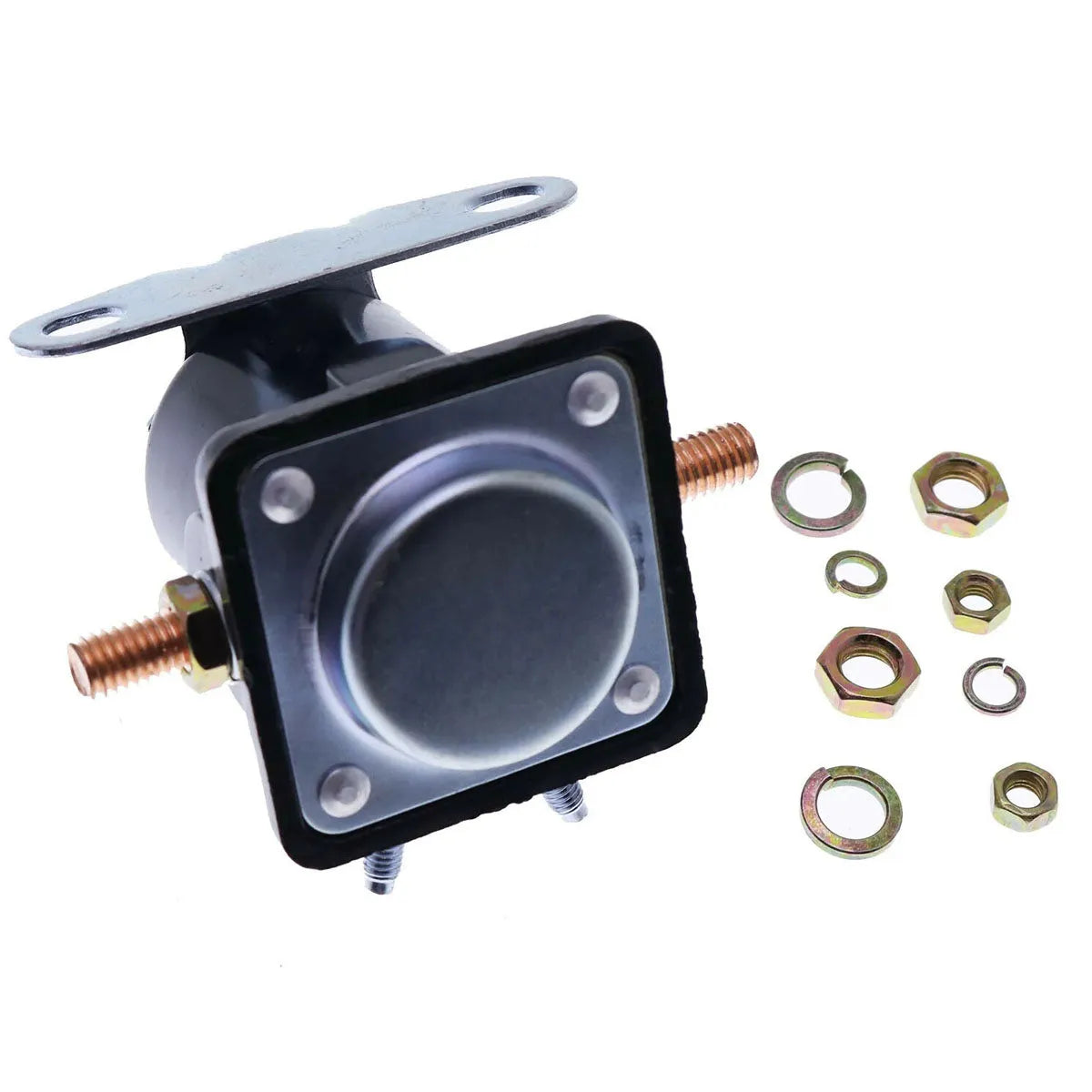 2pcs Starter Solenoid Relay For Ford Tractor 2000 3000 4000 5000 2600 3500 3550 3600-Replacement Aftermarket Parts