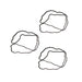 3pcs Cylinder Head Cover Gasket 1G911-14523 For Kubota