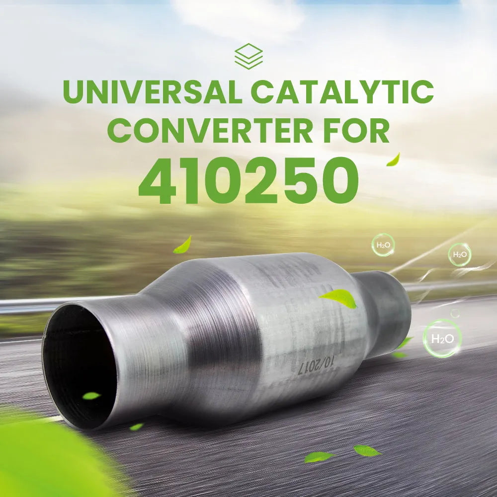 2.5 inch Catalytic Converter Magnaflow High Flow T409 Stainless Steel 410250 5.9 Ceramic - 400 cell-BeeSpareParts