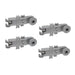 4PACK Upper Dishrack Wheel 8268743 for Whirlpool Kenmore KitchenAid Dishwasher-BeeSpareParts