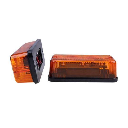 2PCS LED Warning Light 92185C1 for Case 7110 7120 7130 7140 7150 7210 7220 8910-BeeSpareParts