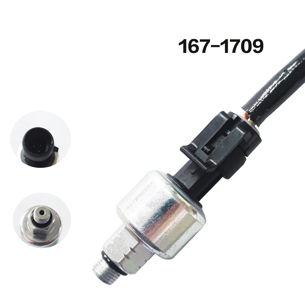 Oil Pressure Sensor 167-1709 1671709 For Caterpillar CAT Truck Tractor Excavator-Replacement Aftermarket Parts