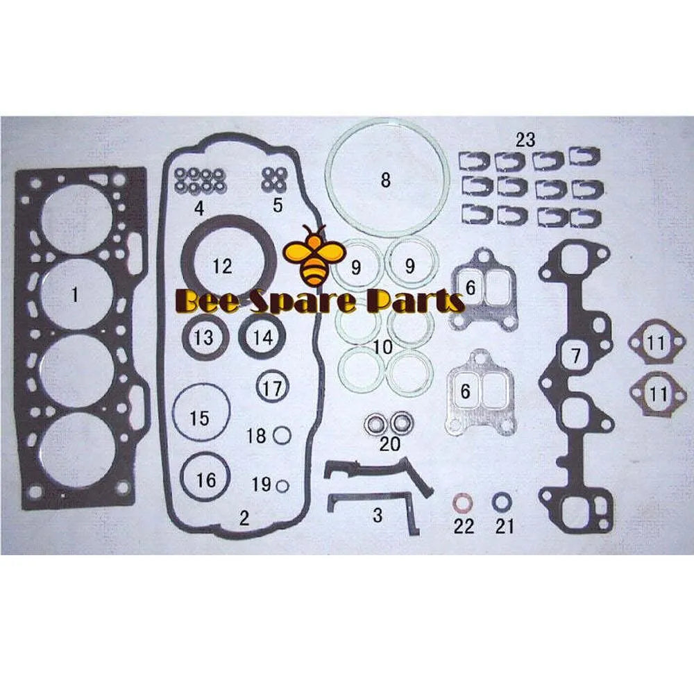 2E Engine complete Full Gasket Set kit for Toyota COROLLA/STARLET/SPRINTER 1.3L-商业/工业-BeeSpareParts