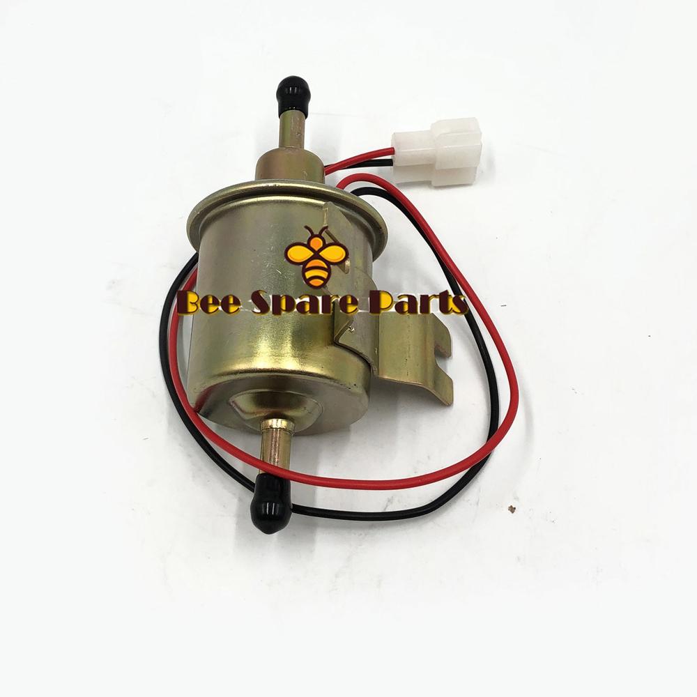 Electronic Fuel Pump Priming Pump HEP-02A for Yanmar 12 Volt & 24 Volt-Replacement Aftermarket Parts