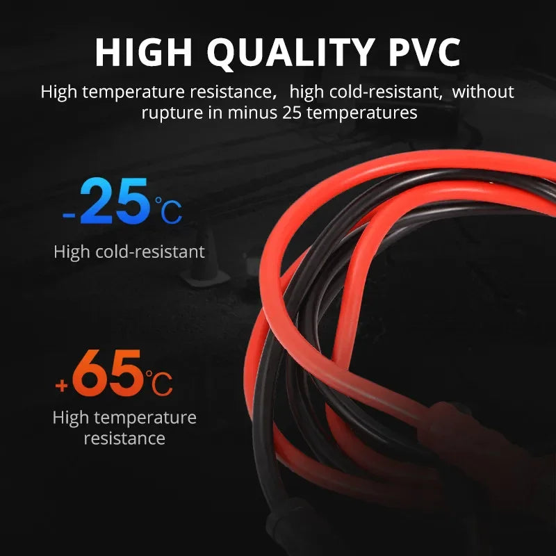 2M 500A Emergency Power Start Cable Car Battery Line Jumper Copper Wire Battery Clip Connector Electrical & Ignition Accessories-BeeSpareParts