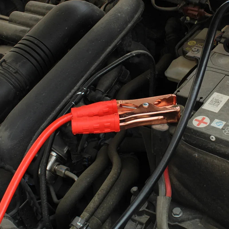 2M 500A Emergency Power Start Cable Car Battery Line Jumper Copper Wire Battery Clip Connector Electrical & Ignition Accessories-BeeSpareParts