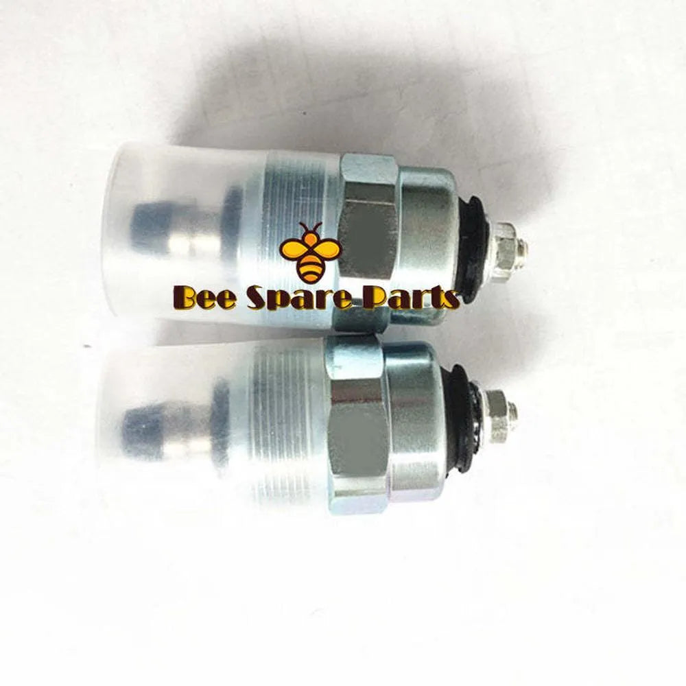 2PCS 12V Stop Solenoid Valve 8-94242275-0 8942422750 For ISUZU 4JA1 4JB1 Engine-Replacement Aftermarket Parts
