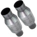 2pcs 1pair Catalytic Converter 2.5 inch High Performance Spun Body 410250 Stainless Steel-BeeSpareParts