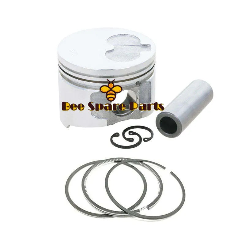 2PCS 2TNE68 2D68E Piston & Ring Set for Yanmar Engine VIO10 B1U-1 Komatsu PC03-2-BeeSpareParts