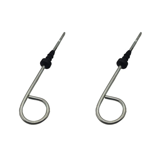 2PCS Dipstick Oil Gauge 3A211-21510 for Kubota M5400 M5700 M6040 M6800 M7040 M8000 M9000 Tractor-Replacement Aftermarket Parts