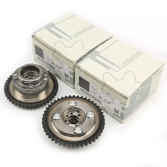 2pcs Exhaust+Intake Timing Sprocket Gear for Mercedes Benz C250 SLK250 M271 1.8T-BeeSpareParts