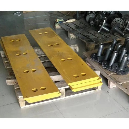 2PCS Fits China XCMG wheel loader bucket center blade spare parts 253402997 ZL50GN LW500 cutting edges-BeeSpareParts