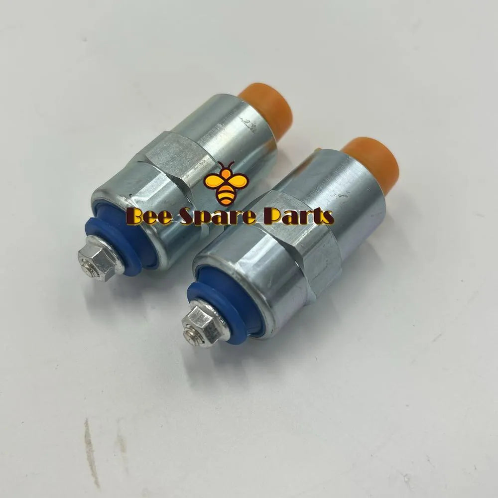 2pcs Fuel Cut-off Injection Solenoid 7167-620A 7167-620B 7185-900W 9009-049 for DPA DPS CAV LUCAS 12V-BeeSpareParts