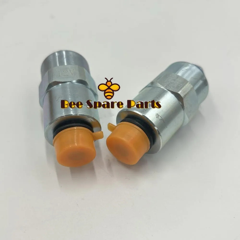2pcs Fuel Cut-off Injection Solenoid 7167-620A 7167-620B 7185-900W 9009-049 for DPA DPS CAV LUCAS 12V-BeeSpareParts