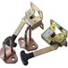 2pcs LOCK Wheel loader parts NBS510D 800101440 for XCMG-BeeSpareParts