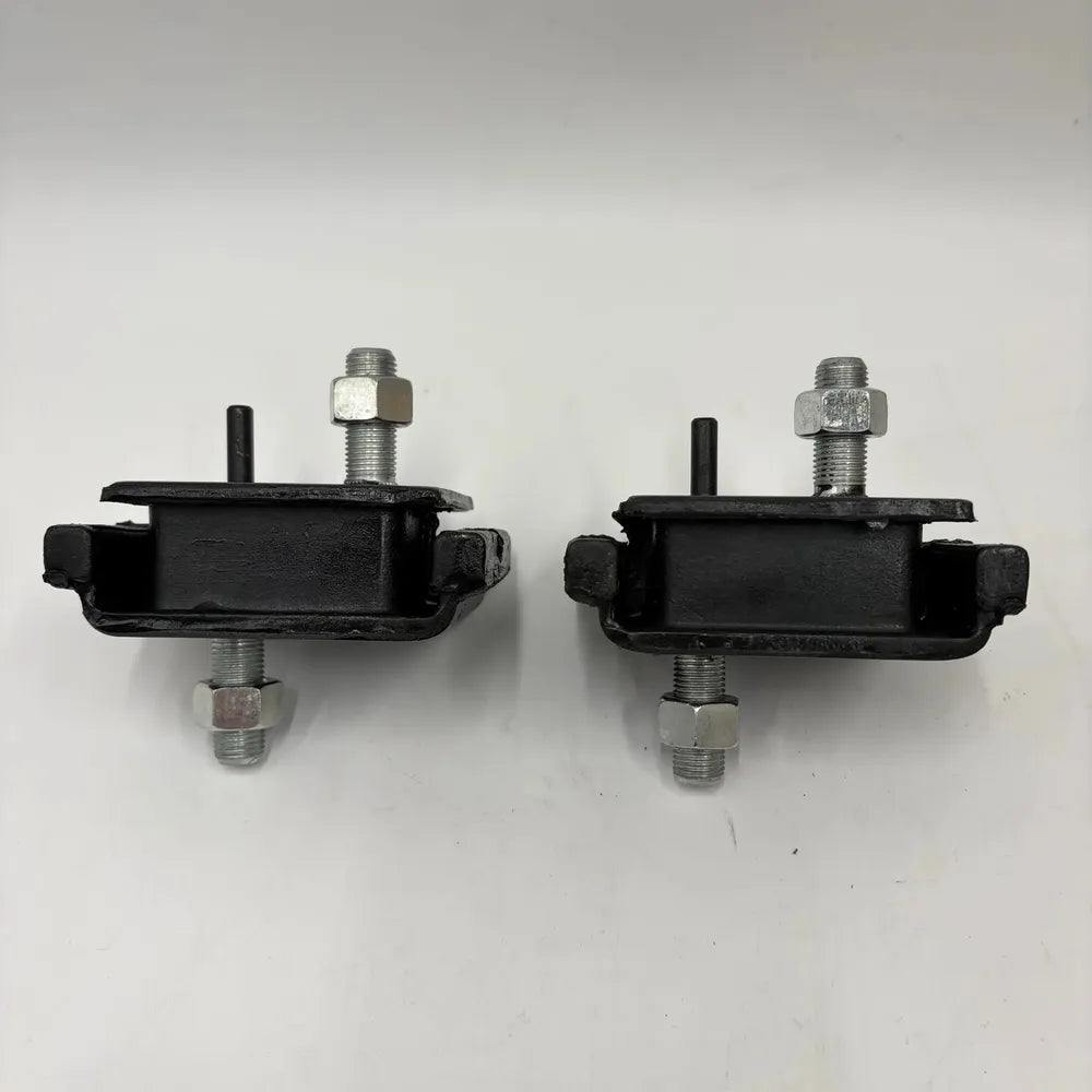 2Pcs Mount Insulator 12361-23600-71 for Toyota Engine 1DZ 2Z Forklift 6FD10 6FD30-Mounting Rubber Cushion-BeeSpareParts