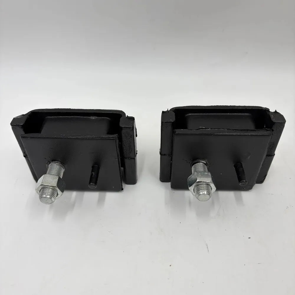 2Pcs Mount Insulator 12361-23600-71 for Toyota Engine 1DZ 2Z Forklift 6FD10 6FD30-Mounting Rubber Cushion-BeeSpareParts